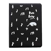 duotanyi Commemorative Photo Album Gift,4 inch 72 Pockets Cat Family Memory Picture Holder Photo Album for Polaroids Black