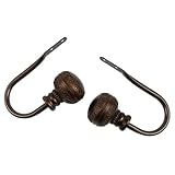 Rod Desyne Ornament Curtain Holdback Pair, Cocoa
