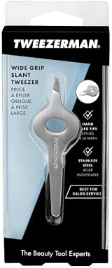 Tweezerman Wide Grip Tweezer Professional Stainless Steel Extra Large Precision view 5