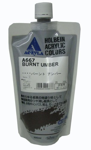 HolbeinGesso 300ml Burnt Umber
