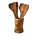 Naturally Med Olive Wood Utensil Pot/Holder