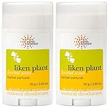Earth Science: Natural Deodorant Liken Plant Herbal Scent, 2.45 oz (2 pack)