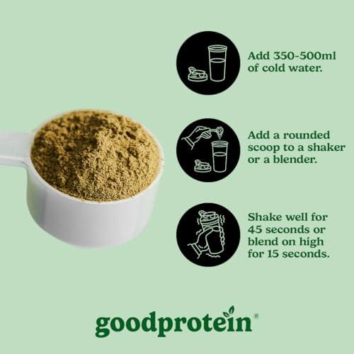 Good Protein Greens Superfood Powder Juice - 100% Natural Digestive Enzyme Greens Powder | Vegan Non-GMO Gluten Free Vitamins Green Powder - Organic Alfalfa Wheat Barley Grass Spirulina Powder | 225g Green Apple