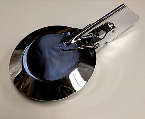 5" Rain / Weather Cap - Chrome Plated - Stack Pipe Exhaust Tractor BBQ Pit