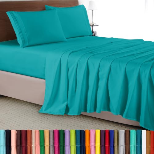 Elegant Comfort Luxury 4-Piece Bed Sheet Set - Luxury Bedding 1500 Premium Hote…