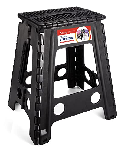 ACSTEP 18 Inch Folding Step Stools for Adults and