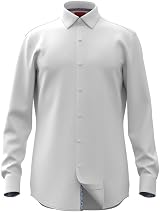 HUGO Men's Koey Shirt Open White Size 38 view 1