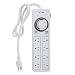 BN-LINK 8 Outlet Surge Protector with Mechanical Timer (4 Outlets Timed, 4 Outlets Always On) - White primary