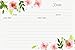 Jot & Mark Floral Recipe Cards 4x6 - Double Sided Thick Cardstock, 50 Count (Pink Peonies) - Recipe Card