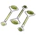 Jade Roller for Face and Gua Sha Scrapping Massage Tools Set -100% Natural Jade Facial Roller Slimming Tool