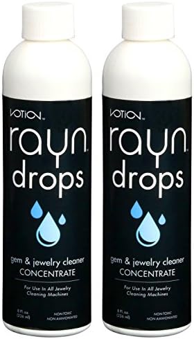 Rayn Drop Ultrasonic Liquid Jewelry Cleaning Solution Concentrate (2 Pack)