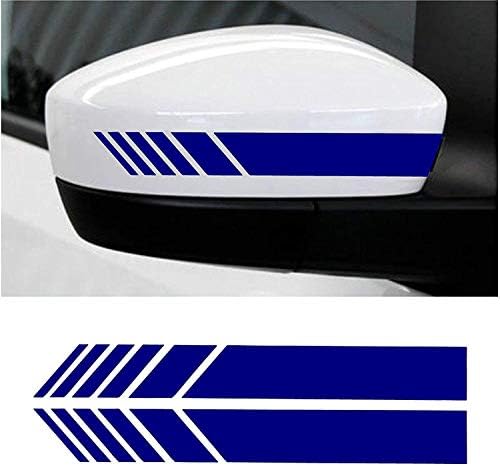 Gifts Collection Car Rearview Mirror Strip Sticker Vinyl Racing Decal Emblem for Honda BRV (Blue)