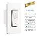 Smart WI-FI Light Switch-[2018Upgraded]- Wireless Dimmer Switch Works with Alexa and Google Assistant, Control Anywhere with Phone APP, No Hub Required, Timing Function, Easy In-Wall Installation