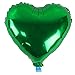 Foil balloon Zebratown 50pcs/lot Heart Shape Foil Mylar Helium Ballon 18