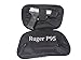 LARGE - DTOM Concealed Carry Fanny Pack RUGGED ULTRA-SOFT SUEDE LEATHER-Black