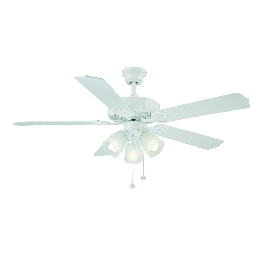 Buy Hampton Bay Yg268 Wh Brookhurst 52 In White Ceiling Fan