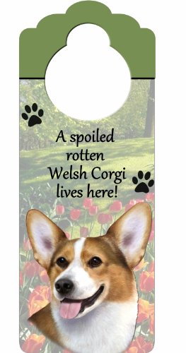 Welsh Corgi Wood Sign 