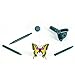 SAGUARO Solar Powered Flying Wobble Fluttering Butterfly for Patio Garden Yard Plants Flowers Wedding Decor Random Color