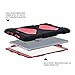 iPad Mini Case,iPad Mini 2 Case,iPad Mini 3 Case,ACEGUARDER iPad Mini Pretection Case Durable Anti-Slip Shock-Absorption Soft Silicone Case (Black+Red)