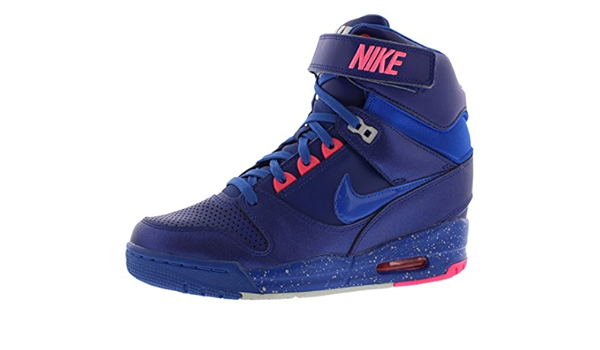 nike air revolution sky hi black purple