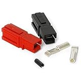 Valley Enterprises Anderson Powerpole Connectors 15 Amp Unassembled Red/Black Complete with Roll Pin (10 Sets)