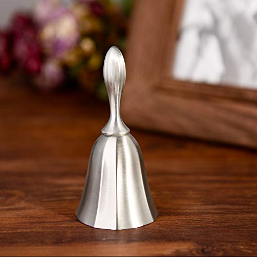 Feyarl Hand Call Bell Alarm Hand Hold Service Call Bell Desktop Dinner Bell Game Bell 2pcs