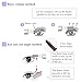 SCOBUTY Heated Eyelash Curler, Electric, Portable, Purple, Plastic, Silicone, Stainless Steel, Quick Heating, Long Lasting