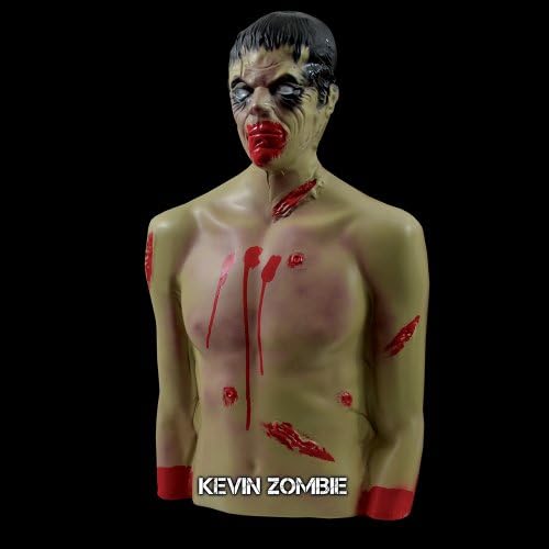 Mutilating Kevin Zombie Life-sized Tactical Mannequin Target "Wounds" Bright Orange When Shot!