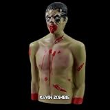 Mutilating Kevin Zombie Life-sized Tactical Mannequin Target “Wounds” Bright Orange When Shot!