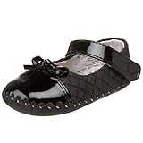pediped Originals Naomi Crib Shoe (Infant),Black,Small (6-12 Months)