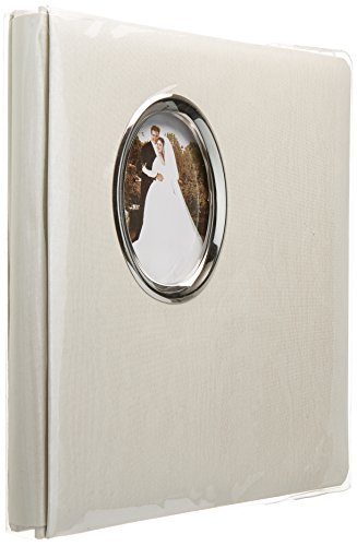 WEDDING PHOTO ALBUM - HOLDS (100) 5x7 and (4) 8x10 PHOTOS Album Size 10-1/2