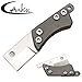 Ccanku C22 Folding Knife D2 Blade Knife TC4 Titanium Handle Camping Outdoor EDC Tool Knives(Gray-T) …