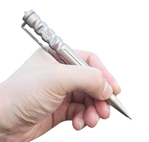 ASTRO Ballpoint Tactical Pen 3 Aluminum Glass-breakers Self-protection Pen Multi-function Tool (Gold)