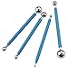 Metal Ball Stylus Clay Pottery Ceramics Doll Sculpting Modeling Tools 4 Pcs Set