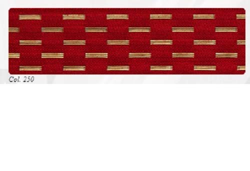 Berisfords Shimmer Stitch Ribbon, Red, 25mm