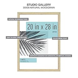 MCS Studio Gallery Frame, Natural Woodgrain, 20 x