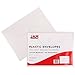 JAM PAPER Plastic Envelopes with Hook & Loop Closure - Letter Booklet - 9 3/4 x 13 - Clear - 12/Pack