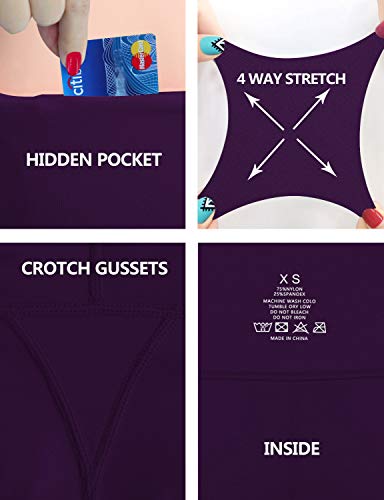 BUBBLELIME 29"/31"/33"/35"/37" Inseam Bootcut Yoga Pants High Waist Moisture Wicking Long Bootleg - Thumbnail 5