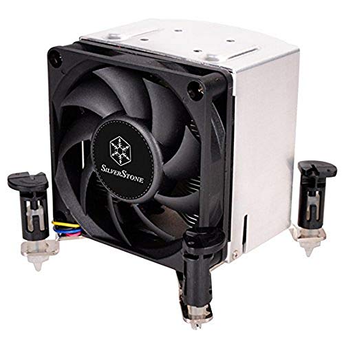 SilverStone SST-AR10-115XP - Argon CPU-Kühler mit 3 Wärmerohren, Direct Contact Heatpipe-Technologie und 70 mm-PWM-Lüfter für Intel-Sockel