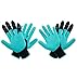 MOFIR Garden Genie Gloves 2 Pack With 4 ABS Claws | Breathable, Waterproof Nitrile & Thorn Resistant Working Gloves For Women & Men | For Digging, Planting, Composting, Outdoor Work & More