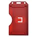 Red 2-Sided Rigid Vertical Multi-Card Holder SPID-0386 by Specialist ID, Sold Individually