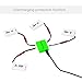 Noiposi 4 pcs 3.7v 750mAh 25c Lipo Battery (JST Plug) with X4 Charger for MJX X400 X400W X800 X300C Sky Viper S670 V950hd V950str HS200W National Geographic Quadcopter Drone