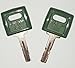 2 Keyman Volvo Laser Equipment Keys-1 Pair-Laser Cut Ignition Key for Volvo, Clark-Michigan, Part Number 11039228