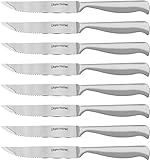 Utopia Kitchen 8 Pieces Stainless Steel Steak Knife Set - Professional Quality For Multipurpose Use