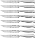 Utopia Kitchen Premium Steak Knife Set of 8 Professional Serrated Steak Knives for Multipurpose - Stainless Steel Dinner Knives