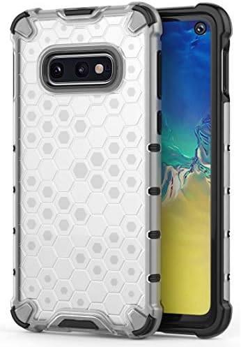 Zivite Transparent Honeycomb Hybrid Hard PC + TPU Bumper Impact Resistant Protective Cover/Case for Samsung Galaxy S10e - Clear Transparent
