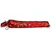 Yellow Mountain Imports Protective Silk Sleeve for Mahjong (Mah Jong, Mahjongg, Mah-Jongg, Mah Jongg, Majiang) Racks, Red