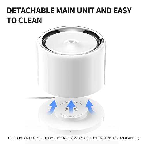 PETKIT Wireless Pump Pet Smart Water Fountain, Dog Cat Stainless Steel