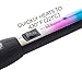 1.25” Curling Iron Set with Titanium-Coated Ceramic Barrel Technology and Heat Resistant Glove, Rainbow Curling Wand for All Hair Types, Hair Products for Women, Hair Styling Tools - Tru Beauty