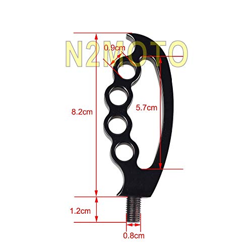 image for Yoton Frames & Fittings Knuckles Black Motorcycles Aluminum Shifter Pe